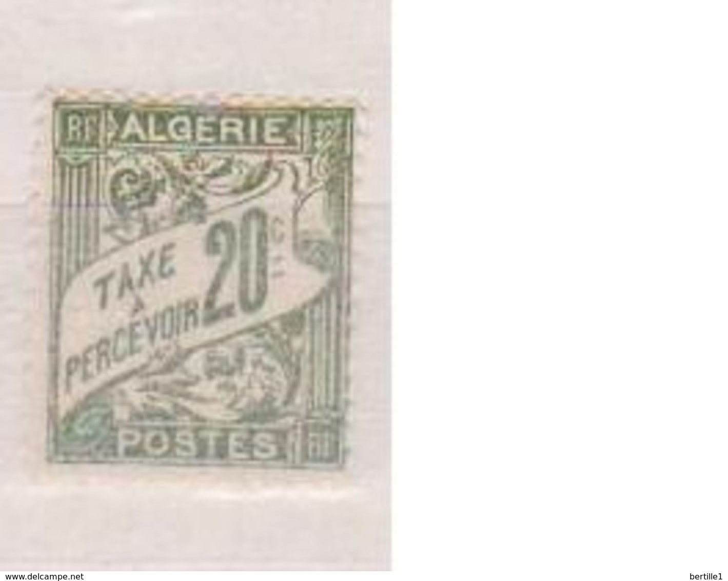 ALGERIE       N°  YVERT  :   TAXE 3    NEUF AVEC CHARNIERES      ( CHARN  03/ 46  ) - Segnatasse