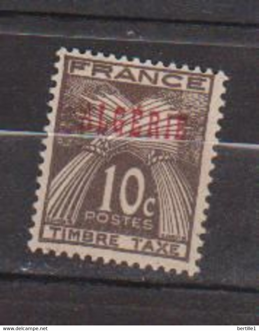 ALGERIE          N° YVERT   TAXE  33    NEUF SANS CHARNIERES     ( NSCH  2/19 ) - Timbres-taxe