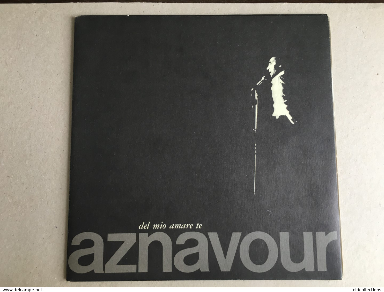 Schallplatte Vinyl Record Disque Vinyle LP Record - Charles Aznavour Del Mio Amare Te - Vinyl + Album Photo - Andere - Italiaans