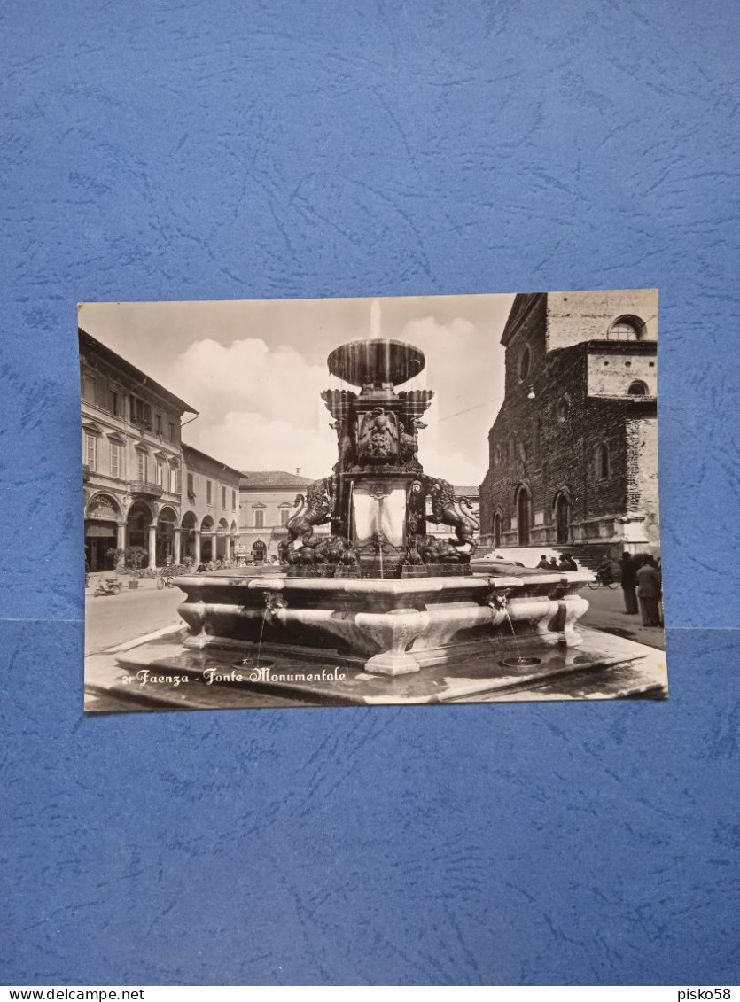 Italia-faenza-fonte Monumentale-fg-1964 - Faenza