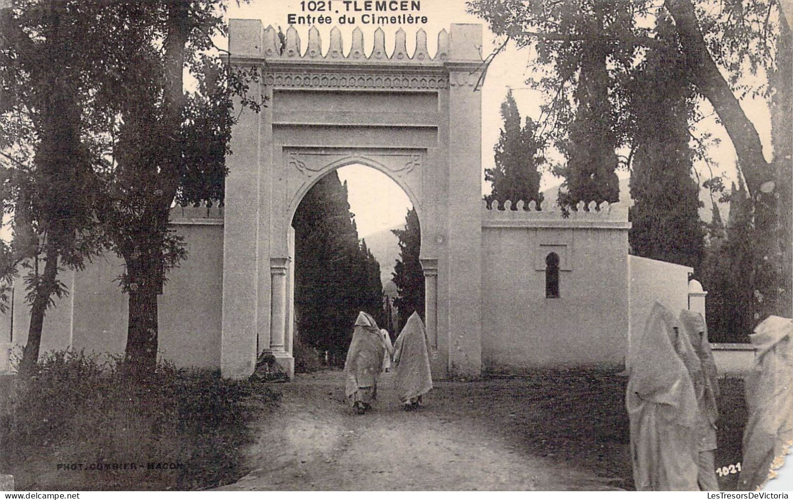 ALGERIE - Tlemcen - Entrée Du Cimetière - Carte Postale Ancienne - Tlemcen