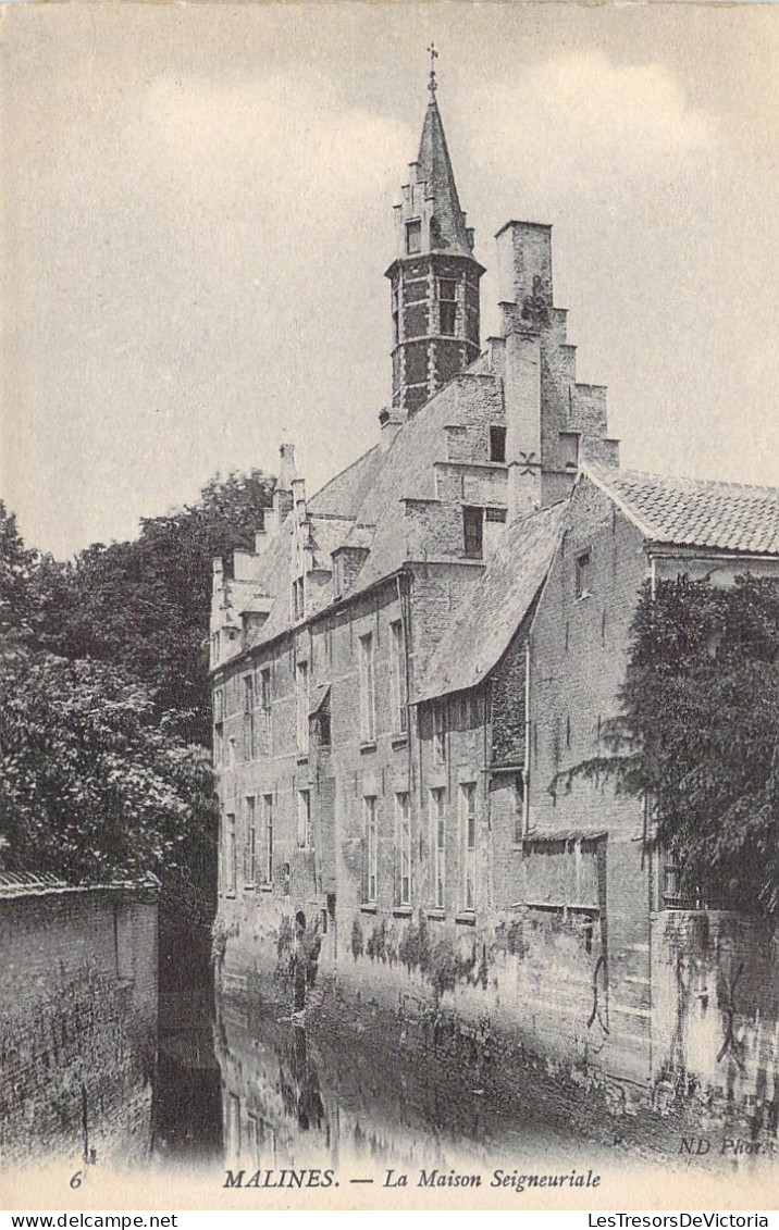 BELGIQUE - Malines - La Maison Seigneuriale - Carte Postale Ancienne - Mechelen