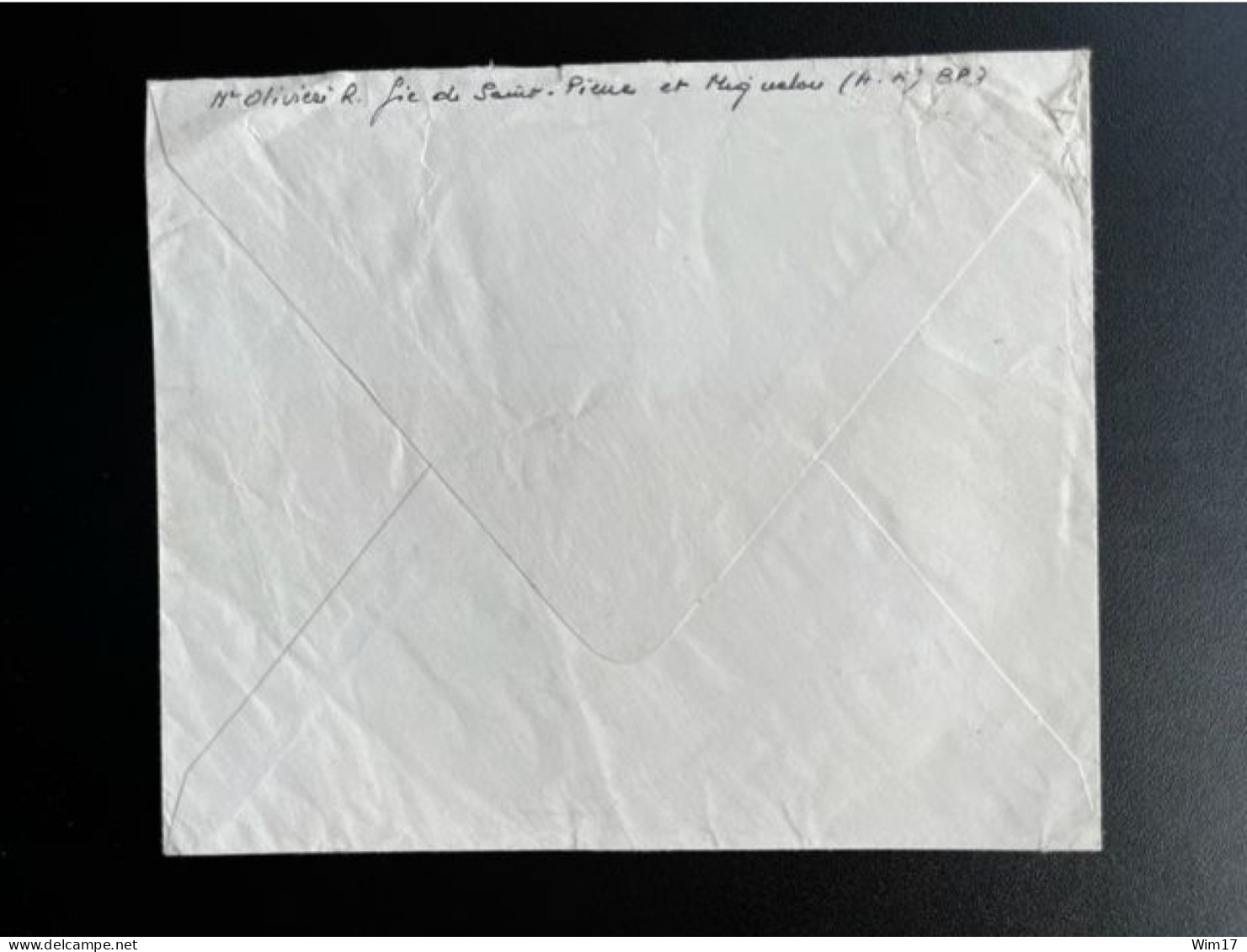 SAINT PIERRE ET MIQUELON 1968 LETTER TO HAMBURG GERMANY 10-01-1968 BIRDS LETTRE - Briefe U. Dokumente