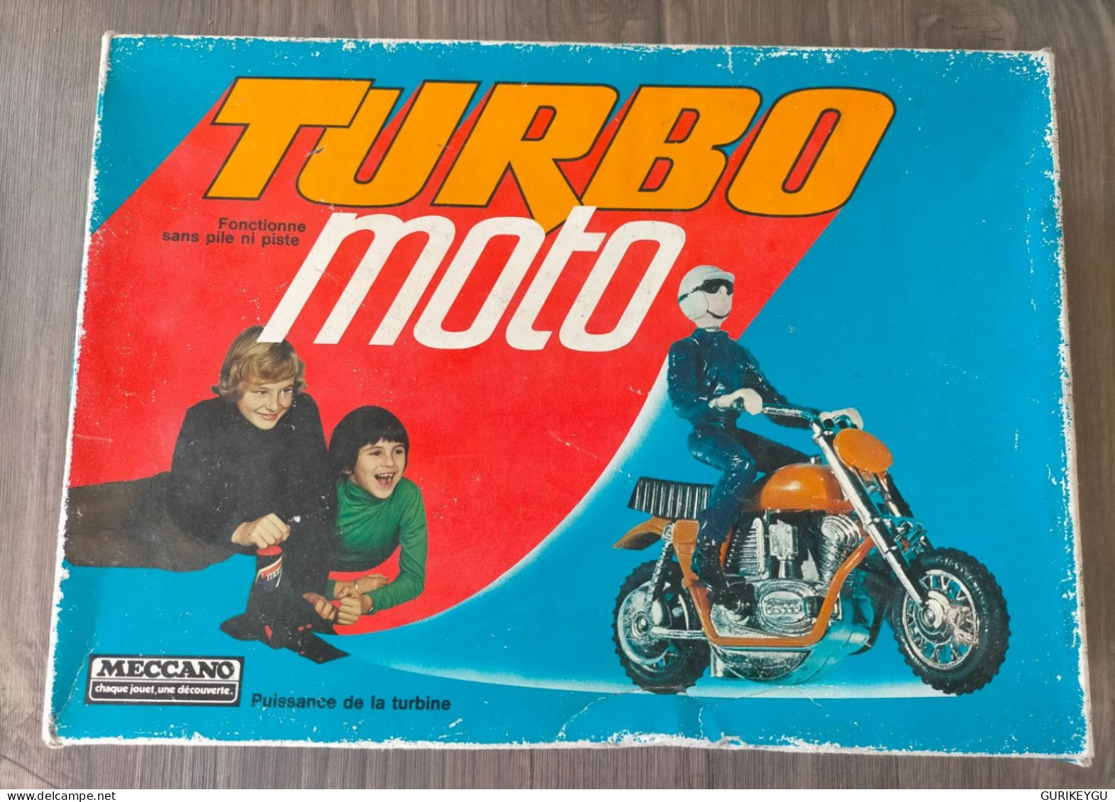 Boite  MECCANO Vintage Kenner Jouet Turbo Moto Réf 28- T100 MADE IN WEST GERMANY - Andere & Zonder Classificatie