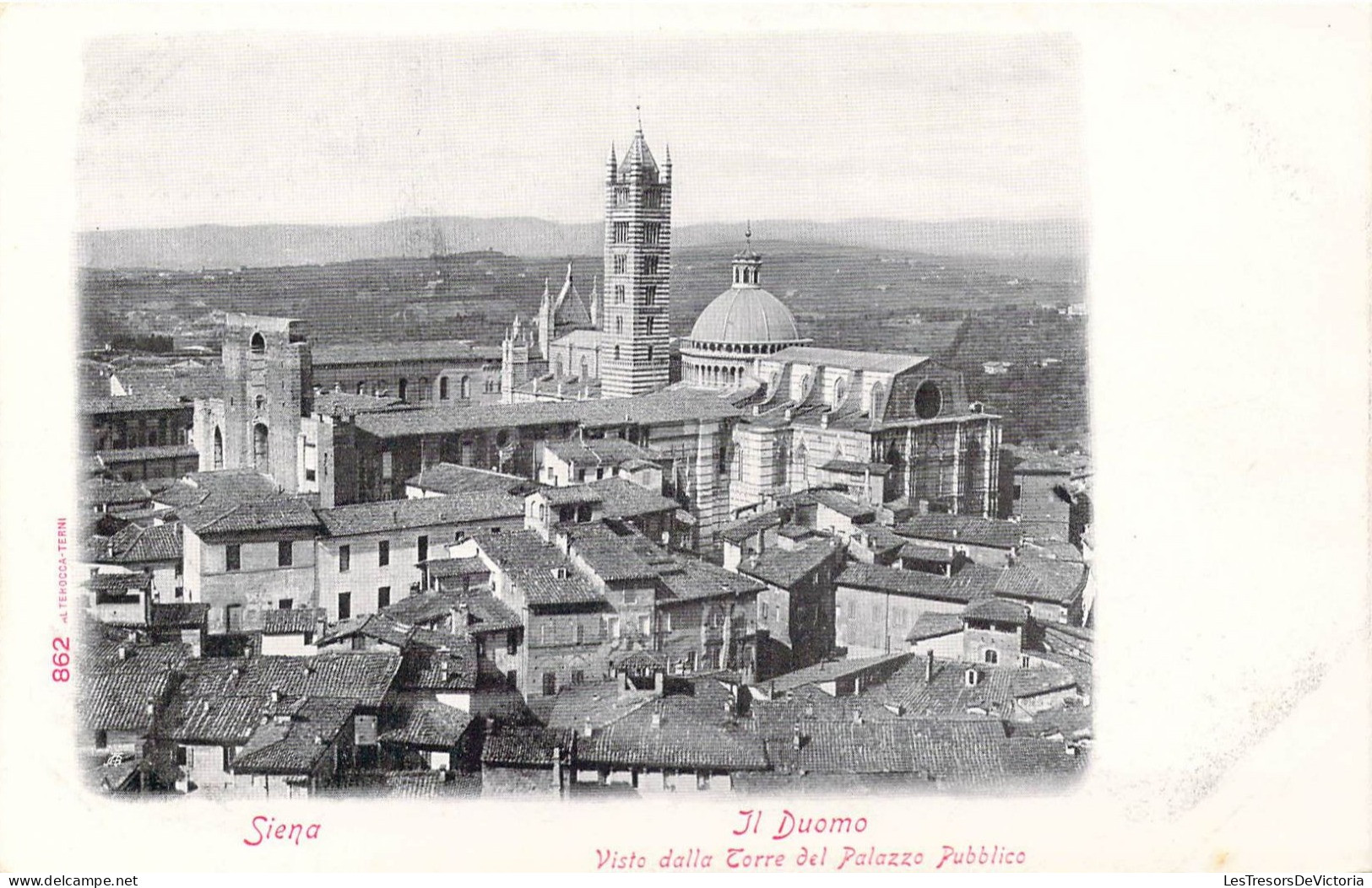 ITALIE - Siena - Il Duomo - Visto Dalla Torre Del Palazzo Pubblico - Carte Postale Ancienne - Siena
