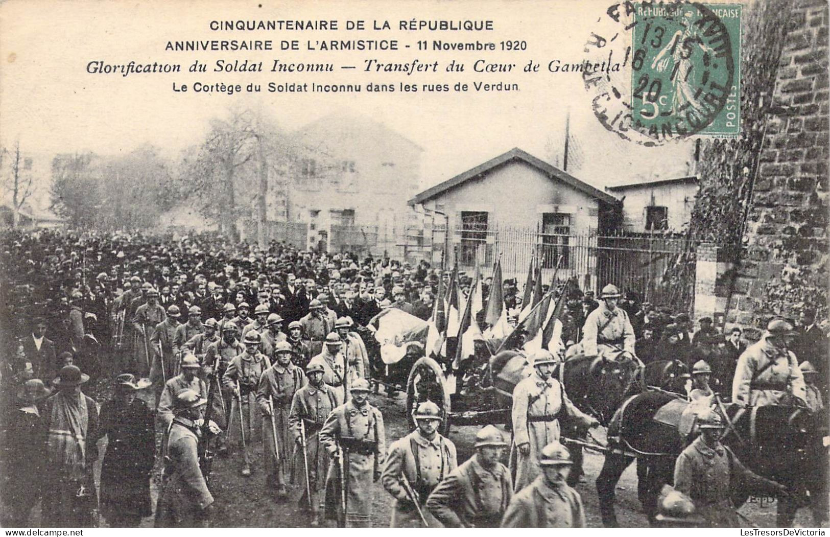 EVENEMENTS - Cinquantenaire De La République - Anniversaire De L'Armistice - 11 Novembre 1920 - Carte Postale Ancienne - Other & Unclassified