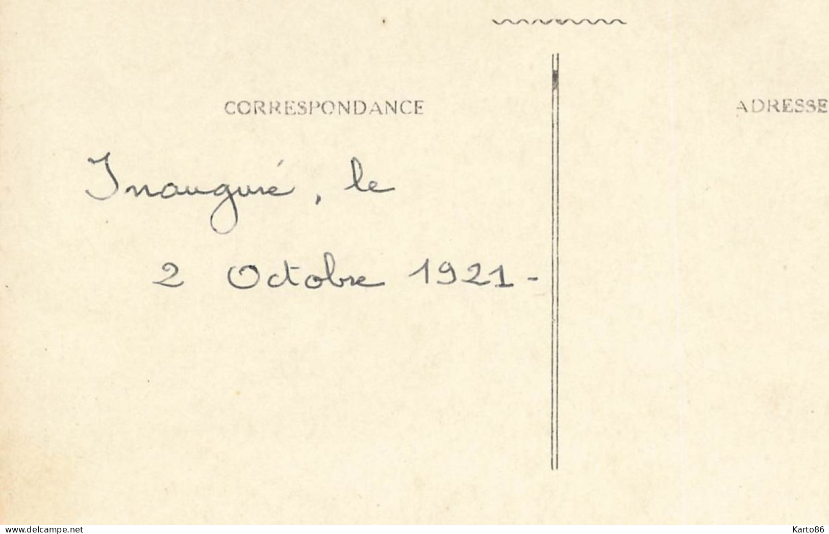 Ennery * Carte Photo * Inauguration Du 2 Octobre 1921 * Monument Inauguré * Villageois - Ennery