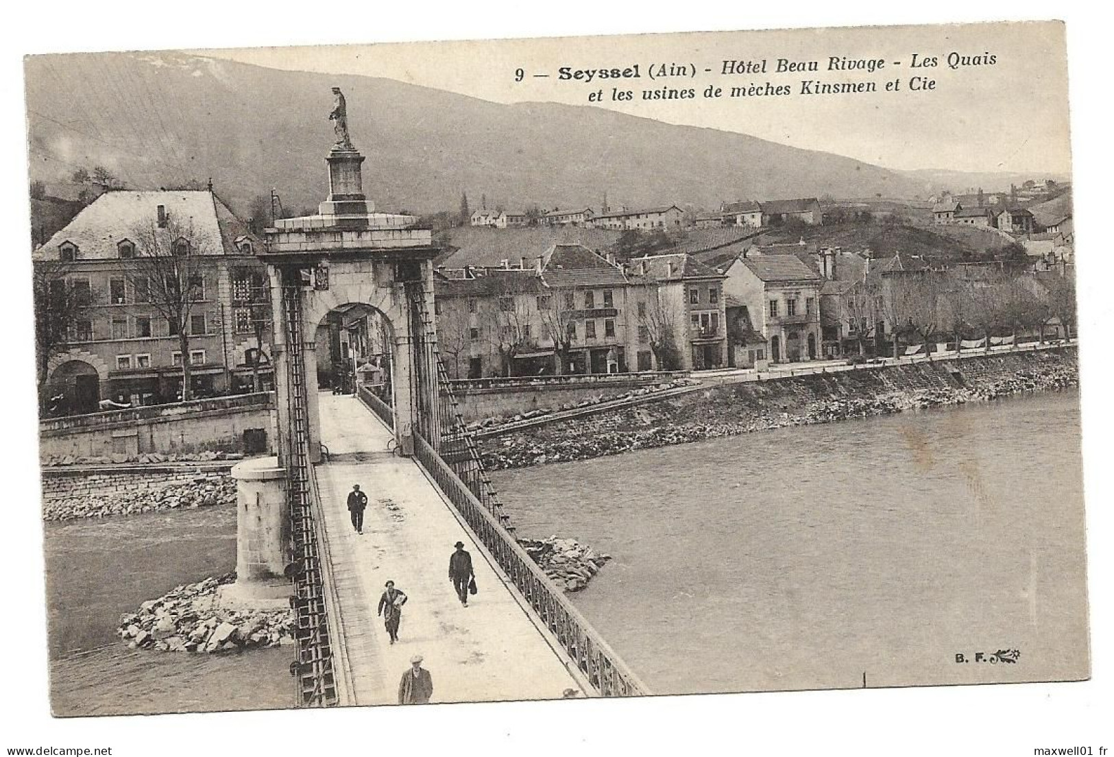 L2 - Seyssel (Ain) - Hôtel Beau Rivage - Les Quais Et Les Usines De Mèches Kinsmen Et Cie - Seyssel