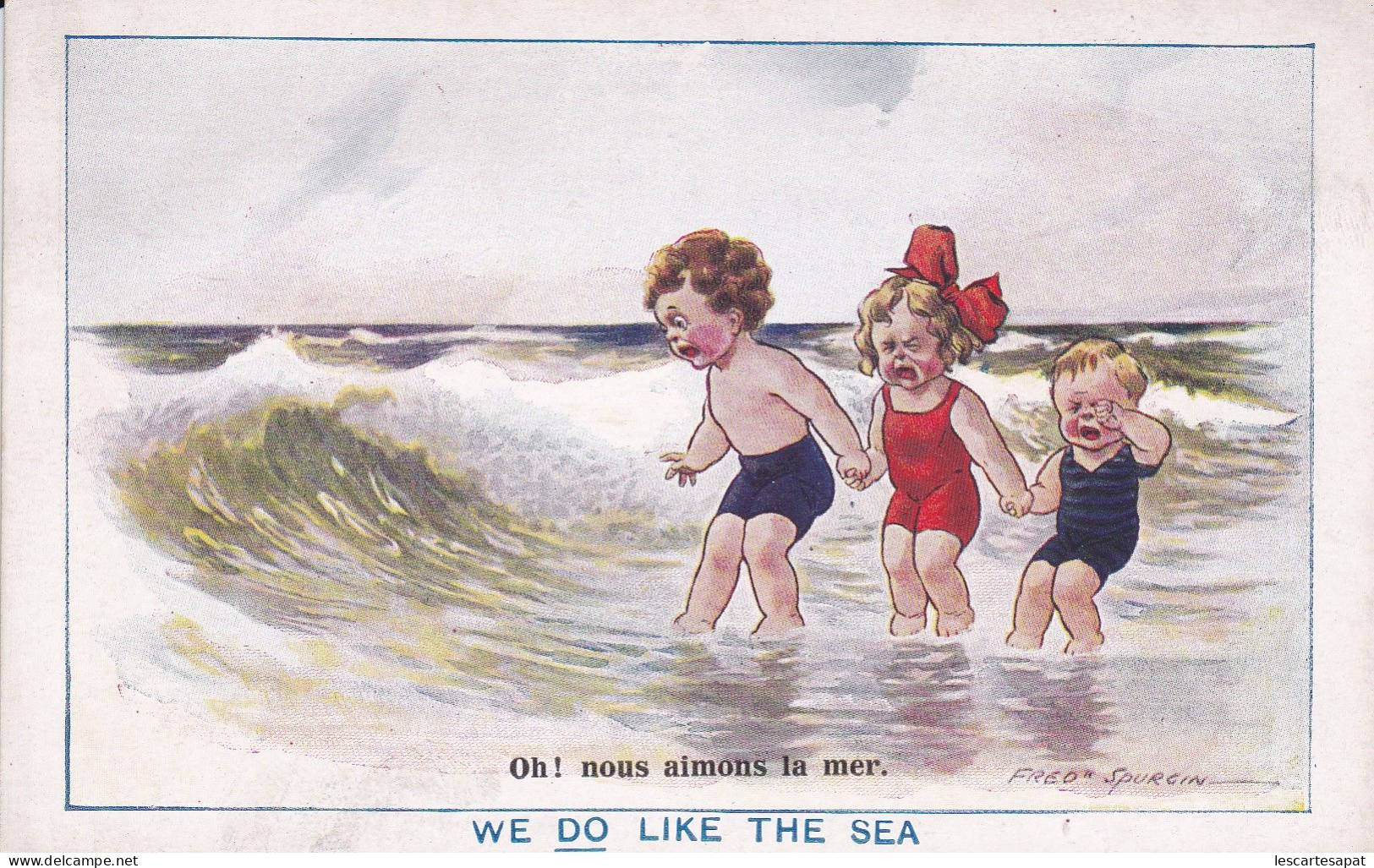 Illustrateur SPURGIN - Enfants Au Bord De L'eau - We Do Like The Sea - Oh ! Nous Aimons La Mer. - Spurgin, Fred