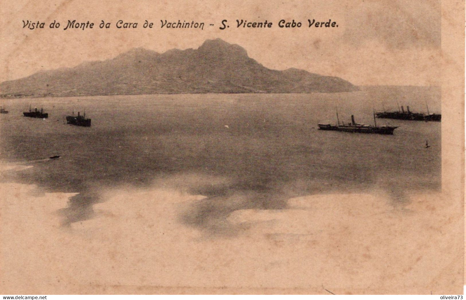 CABO VERDE - SÃO VICENTE - Vista Do Monte Da Cara De Yachinton - Cap Vert