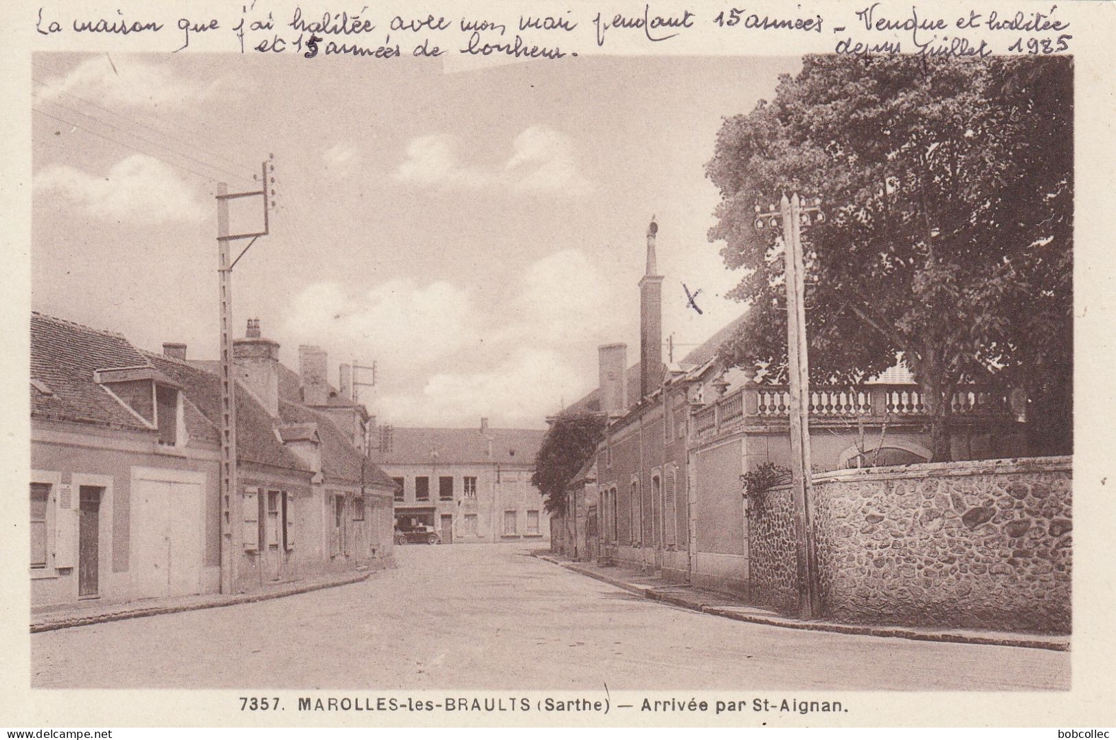 MAROLLES-les-BRAULTS (Sarthe): Arrivée Par St-Aignan - Marolles-les-Braults