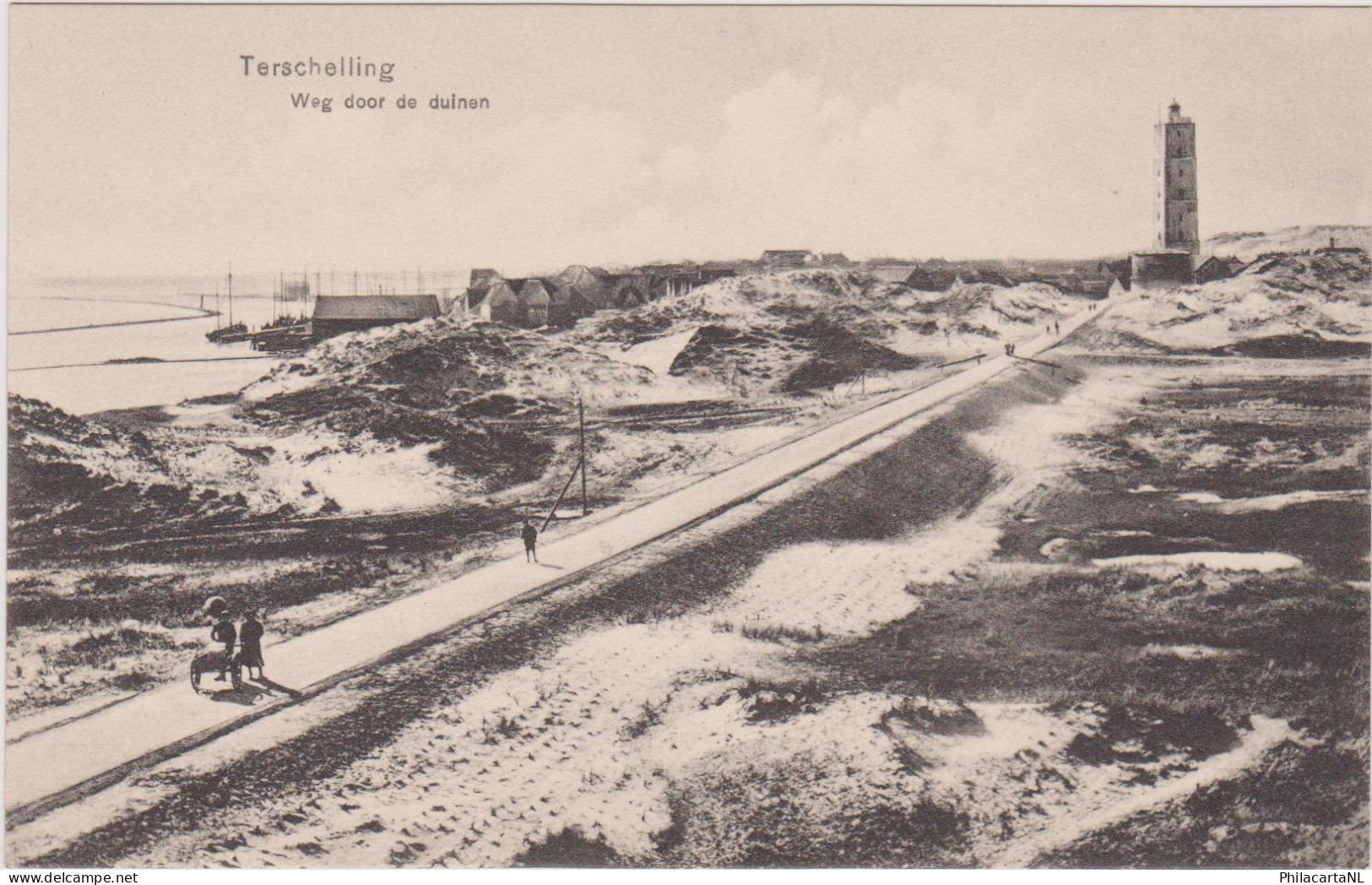 Terschelling - Weg Door De Duinen - Zeer Oud - Terschelling