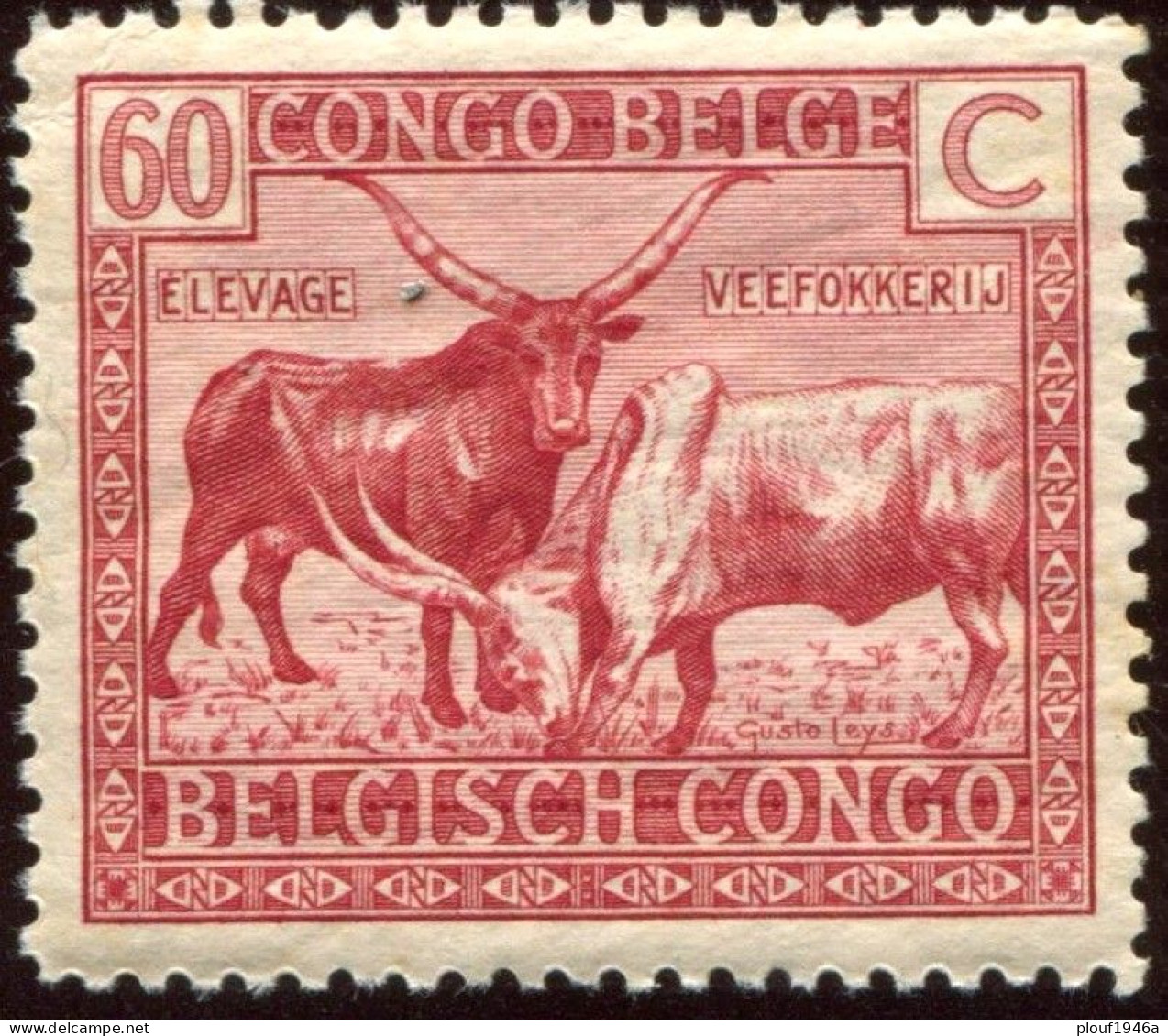 Pays : 131,1 (Congo Belge)  Yvert Et Tellier  N° :  124 (**) - Nuovi