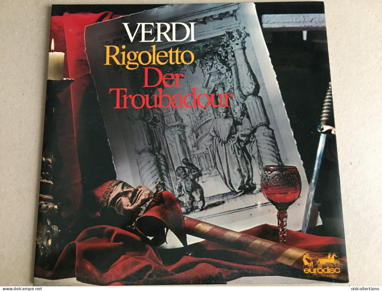 Schallplatte Vinyl Record Disque Vinyle LP Record - Giuseppe Verdi Der Troubadour Opera - 2 Vinyls  - Opera / Operette