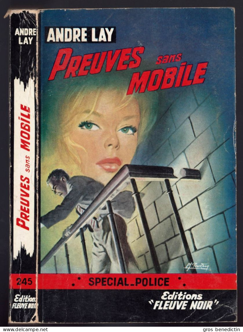 Fleuve Noir Spécial Police N°245 - André Lay - "Preuves Sans Mobile" - 1960 - #Ben&FNSP&Div - Fleuve Noir