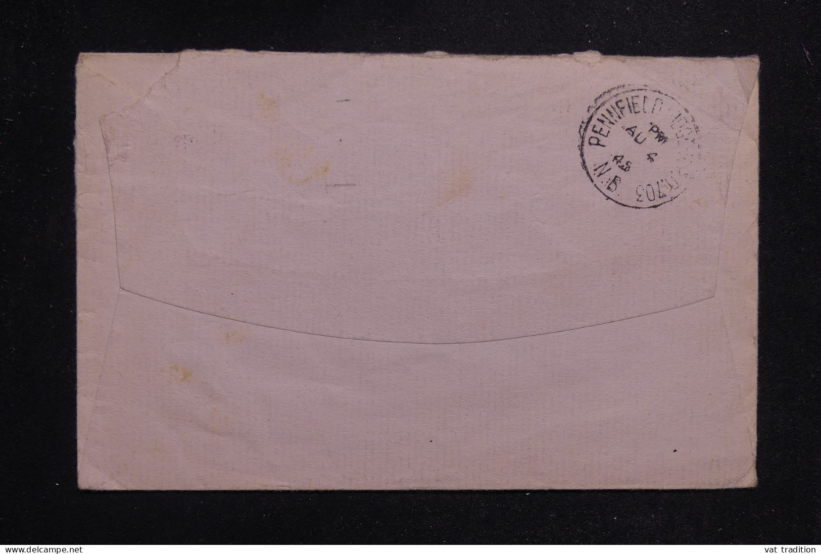 CANADA - Enveloppe De Toronto Pour Pennfield En 1945 Par Avion  - L 144202 - Brieven En Documenten