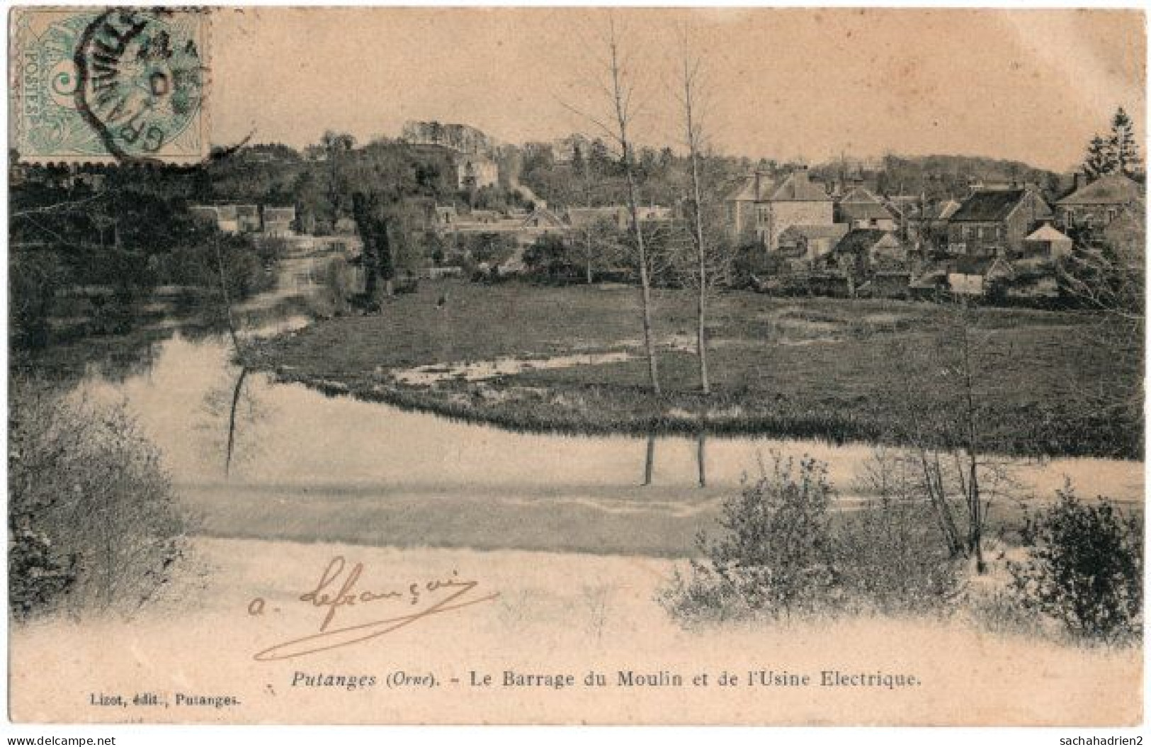 61. PUTANGES. Le Barrage Du Moulin Et De L'Usine Electrique - Putanges