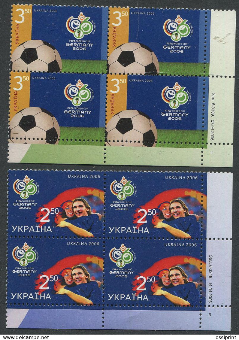 Ukraine:Unused Stamps Germany World Championship, Football, Soccer, 2006, MNH - 2006 – Germany