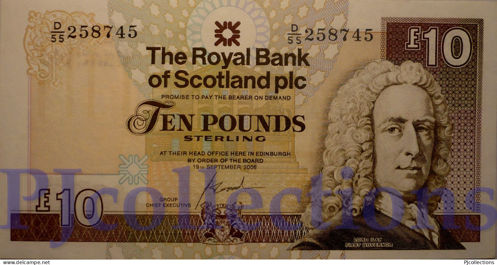 SCOTLAND 10 POUNDS 2006 PICK 353b AU/UNC - 10 Ponden