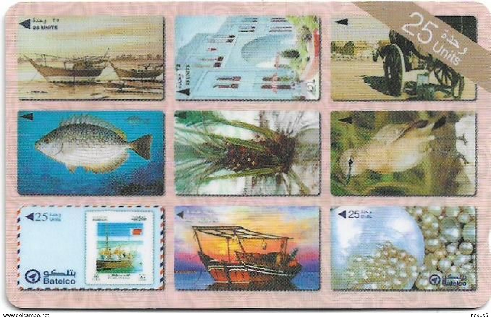 Bahrain - Batelco (GPT) - Collect Bahrain Phonecards 1 - 50BAHV - 2001, 25Units, Used - Bahrein