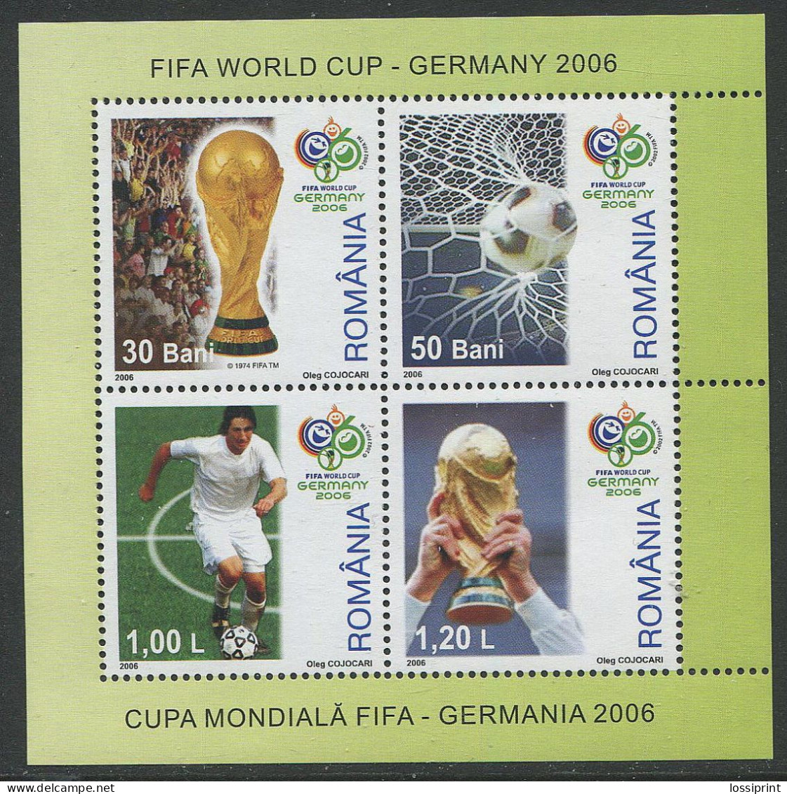 Germany:Unused Block World Football Championship In Germany 2006, Soccer, 2006, MNH - 2006 – Germany