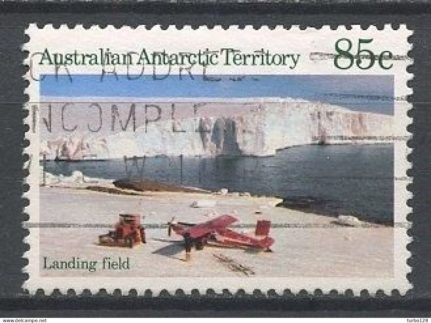 ANTARCTIQUE AAT 1985 N° 67 Oblitérés Used Superbe C 3 € Terrain D'aviation Avions Planes Territoire - Usati