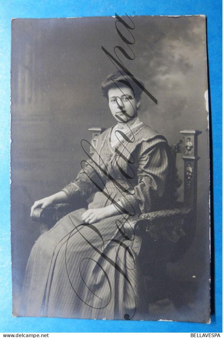 Carte Photo 13-10-1908   Aan Celine Dael - Genealogie