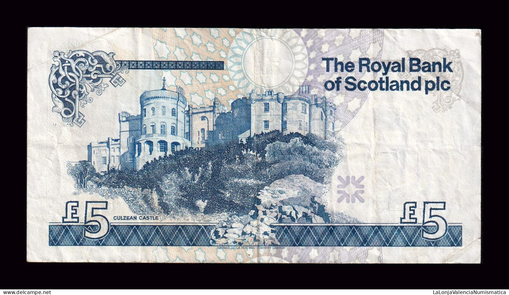 Escocia Scotland 5 Pounds Esterlinas 1990 Pick 352a Bc/+ F/+ - 5 Pounds