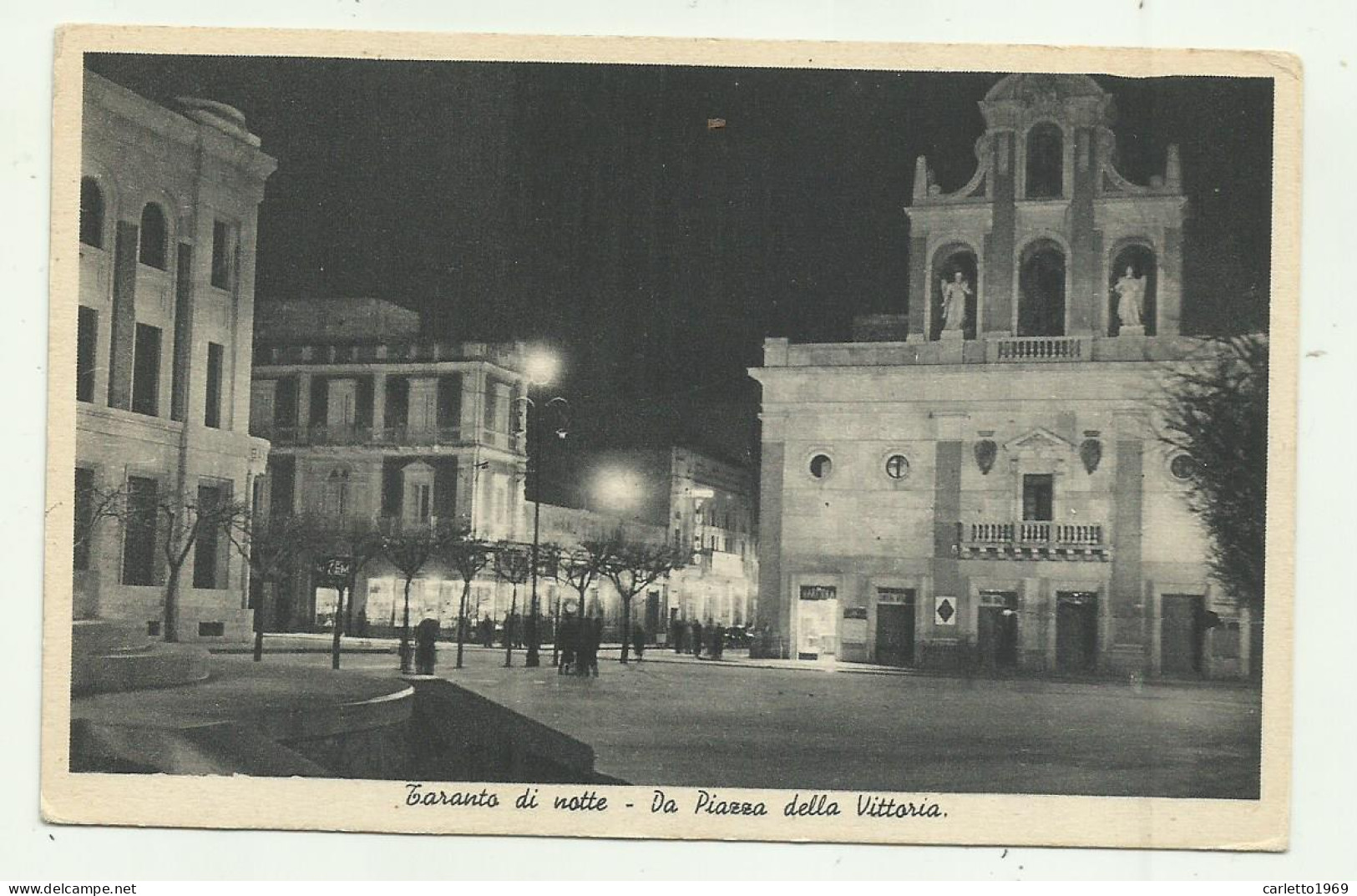 TARANTO DI NOTTE - DA PIAZZA DELLA VITTORIA - NV FP - Taranto