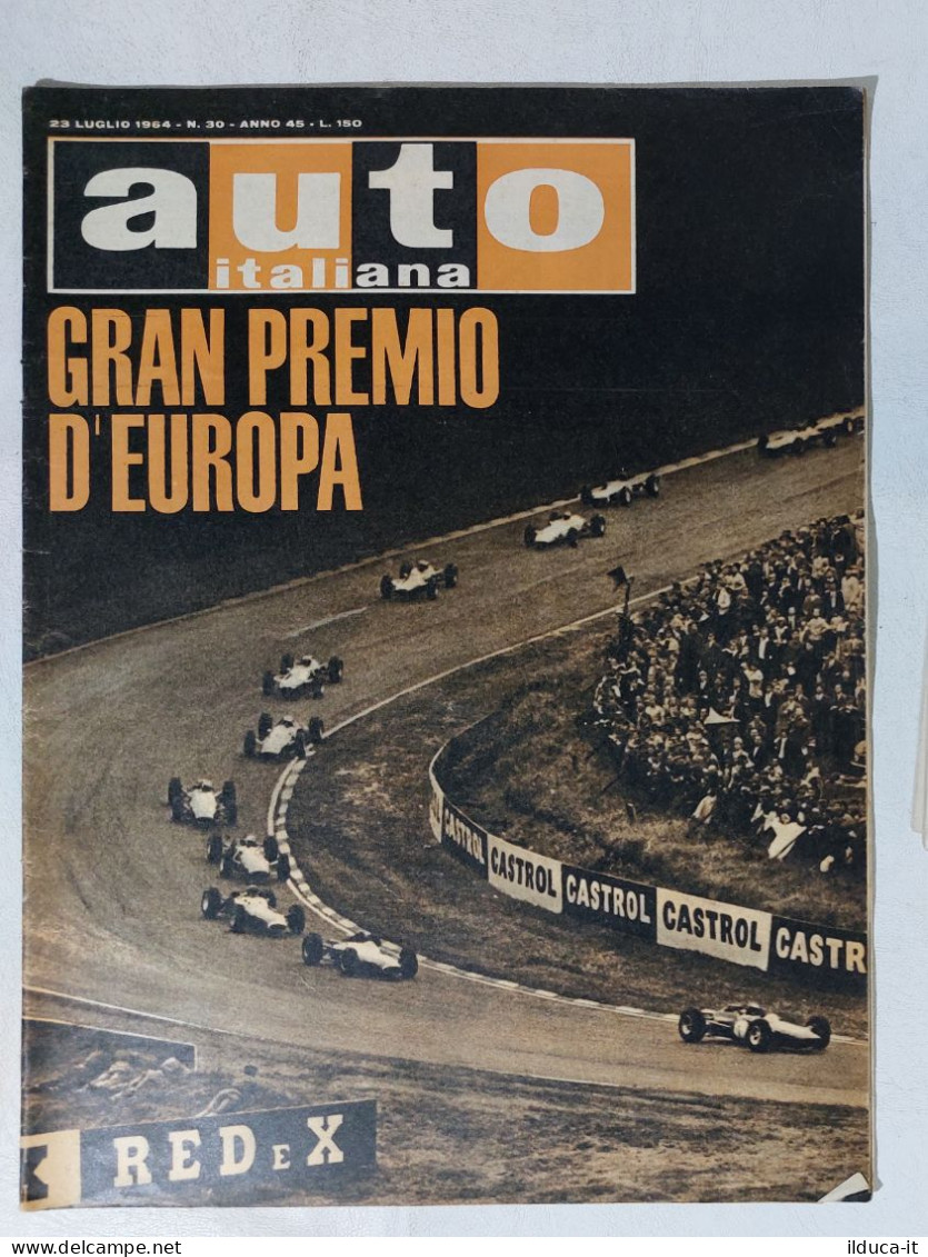 I114870 Auto Italiana A. 45 Nr 30 1964 - Gran Premio D'Europa - Lambirghini - Engines