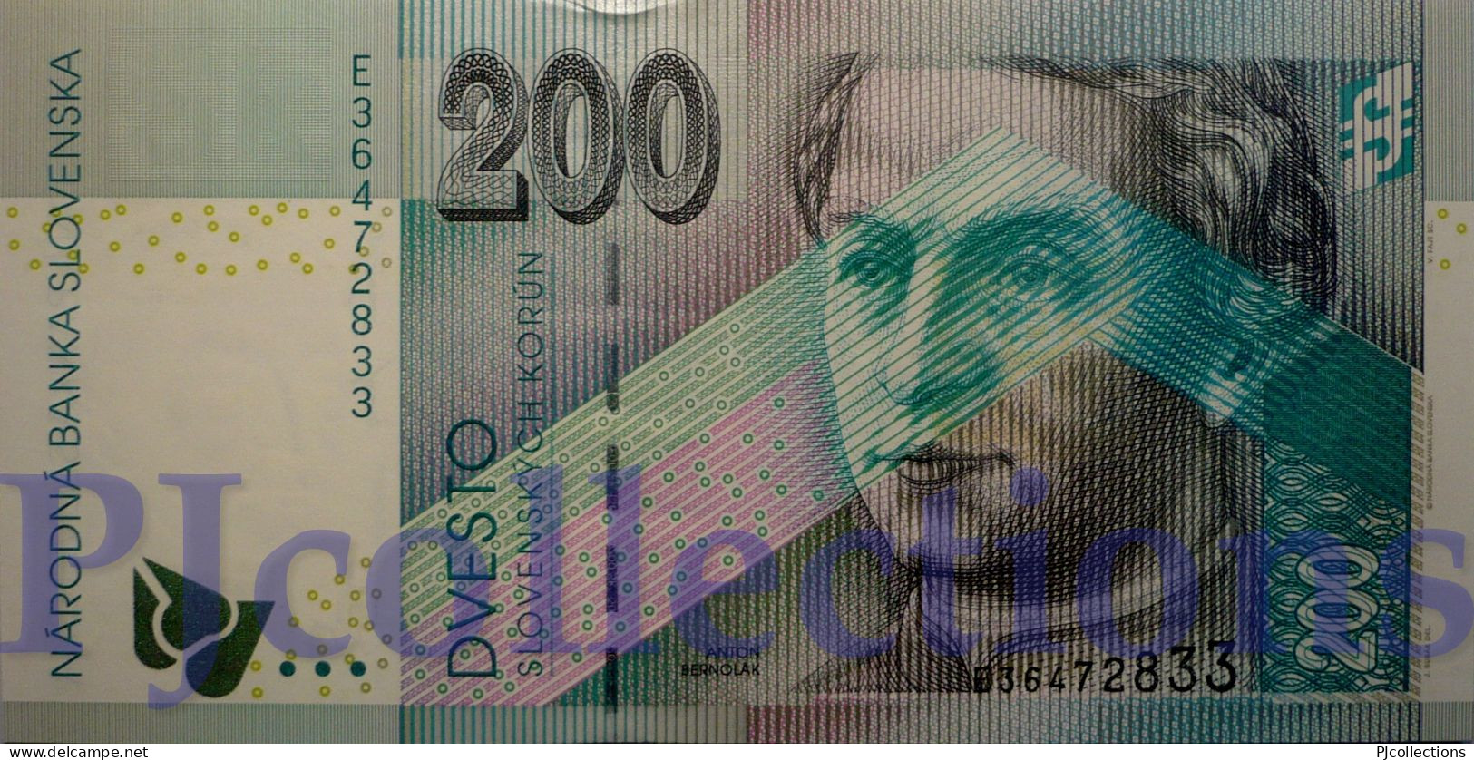 SLOVAKIA 200 KORUN 1999 PICK 30 UNC RARE - Slovaquie