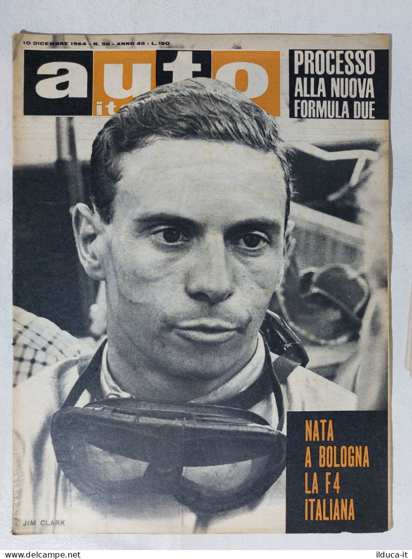 I114887 Auto Italiana A. 45 Nr 50 1964 - Jim Clark - Formula 2 - Kaimano F4 - Engines