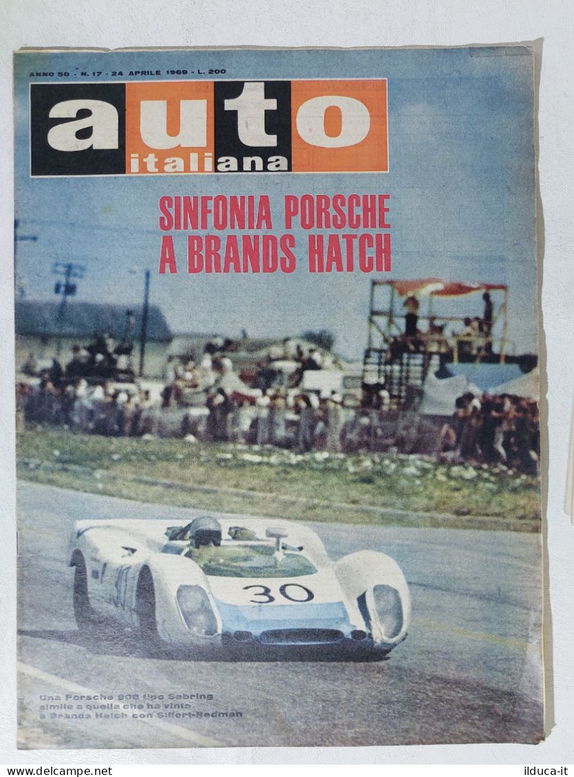 I114912 Auto Italiana A. 50 Nr 17 1969 - Porsche 908 - African Safari - Motores