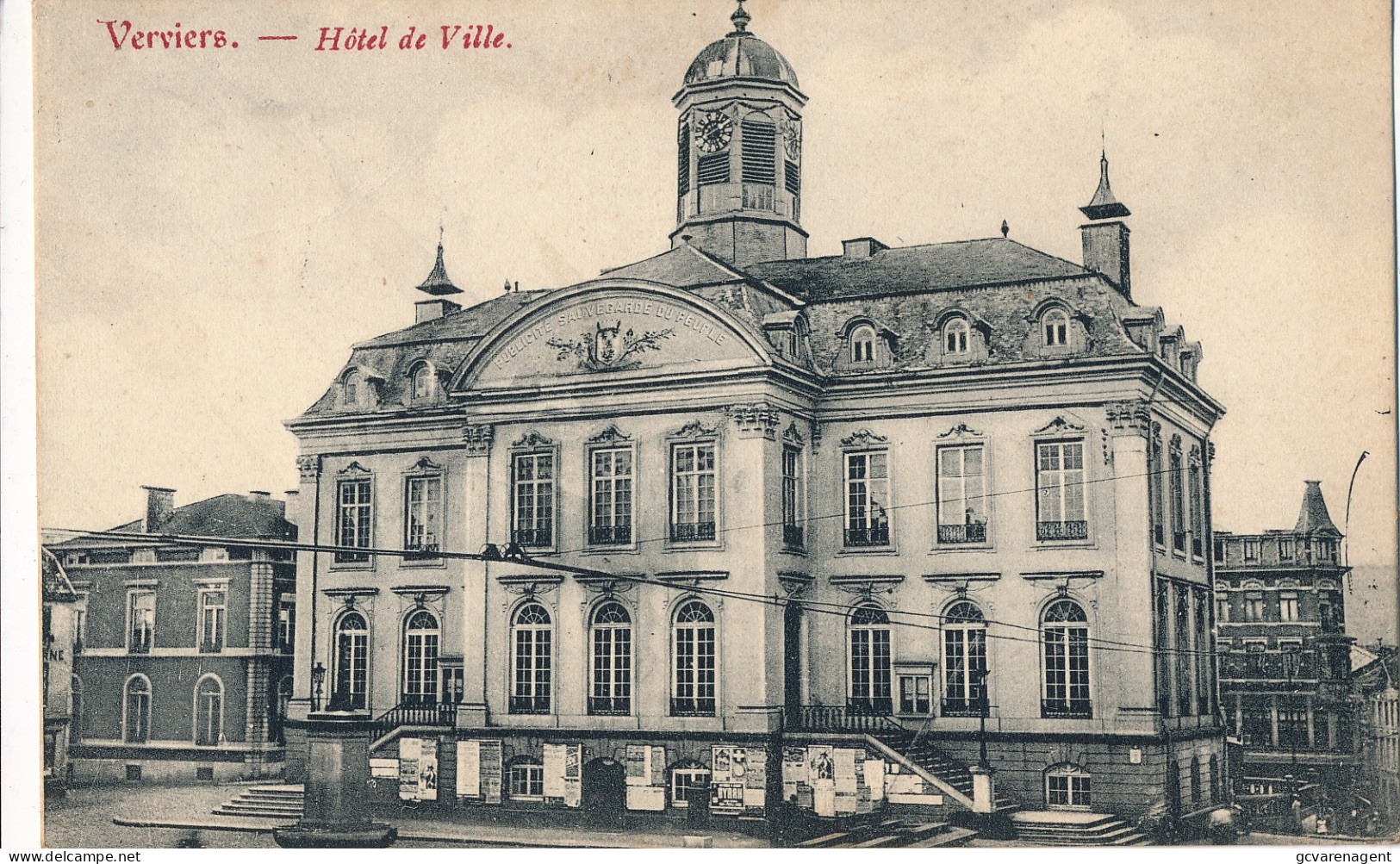 VERVIERS   HOTEL DE VILLE      == 2 SCANS - Verviers