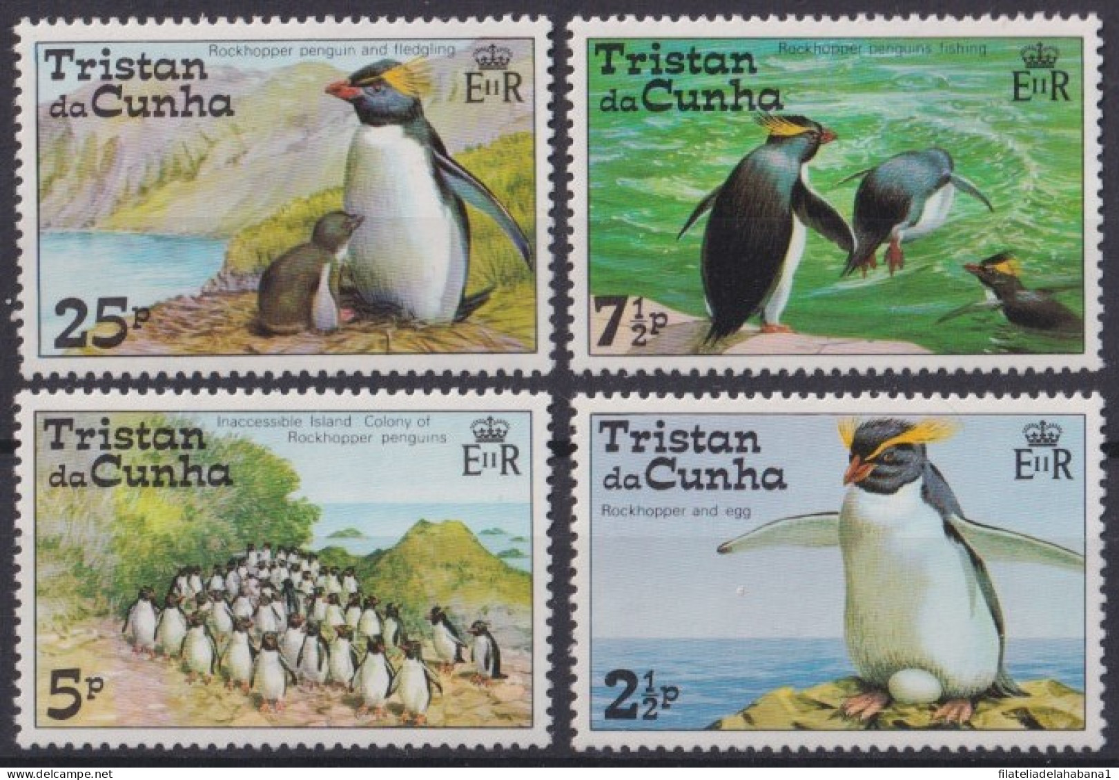 F-EX41576 TRISTAN DA CUNHA MNH 1974 BIRD AVES PAJAROS PENGUIN. - Pingouins & Manchots