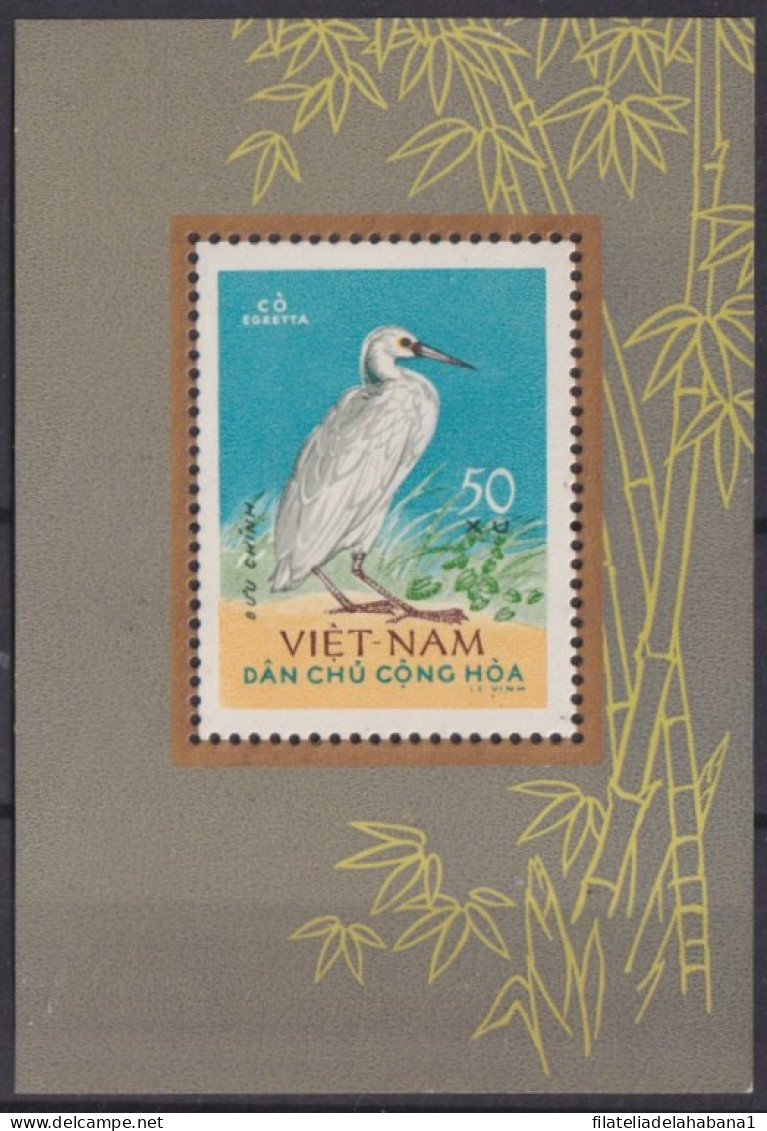 F-EX41604 VIETNAM MNH 1963 BIRD AVES PAJAROS HERON.  - Oies