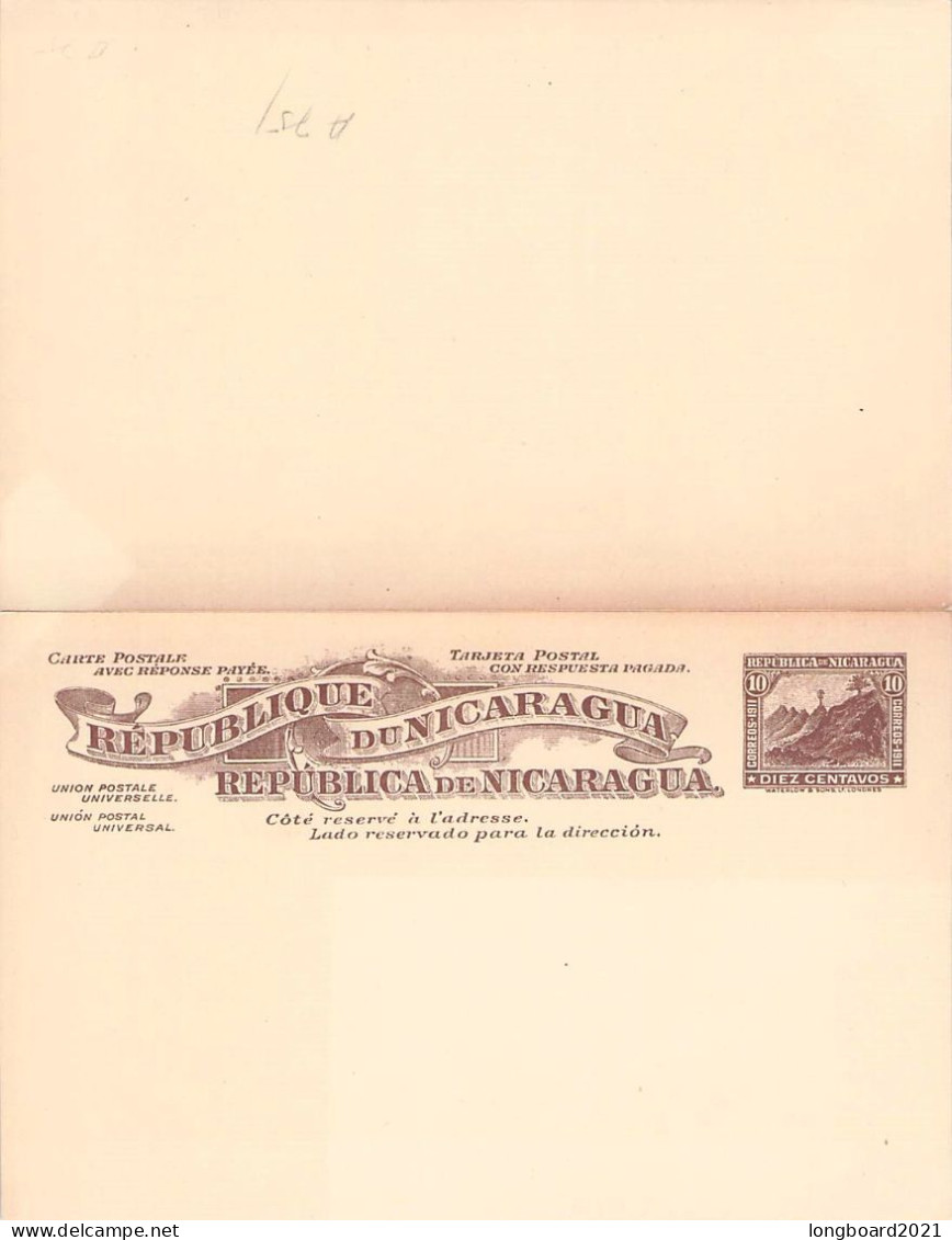 NICARAGUA - TARJETA POSTAL 10/10C 1912 MNH  /*60 - Nicaragua