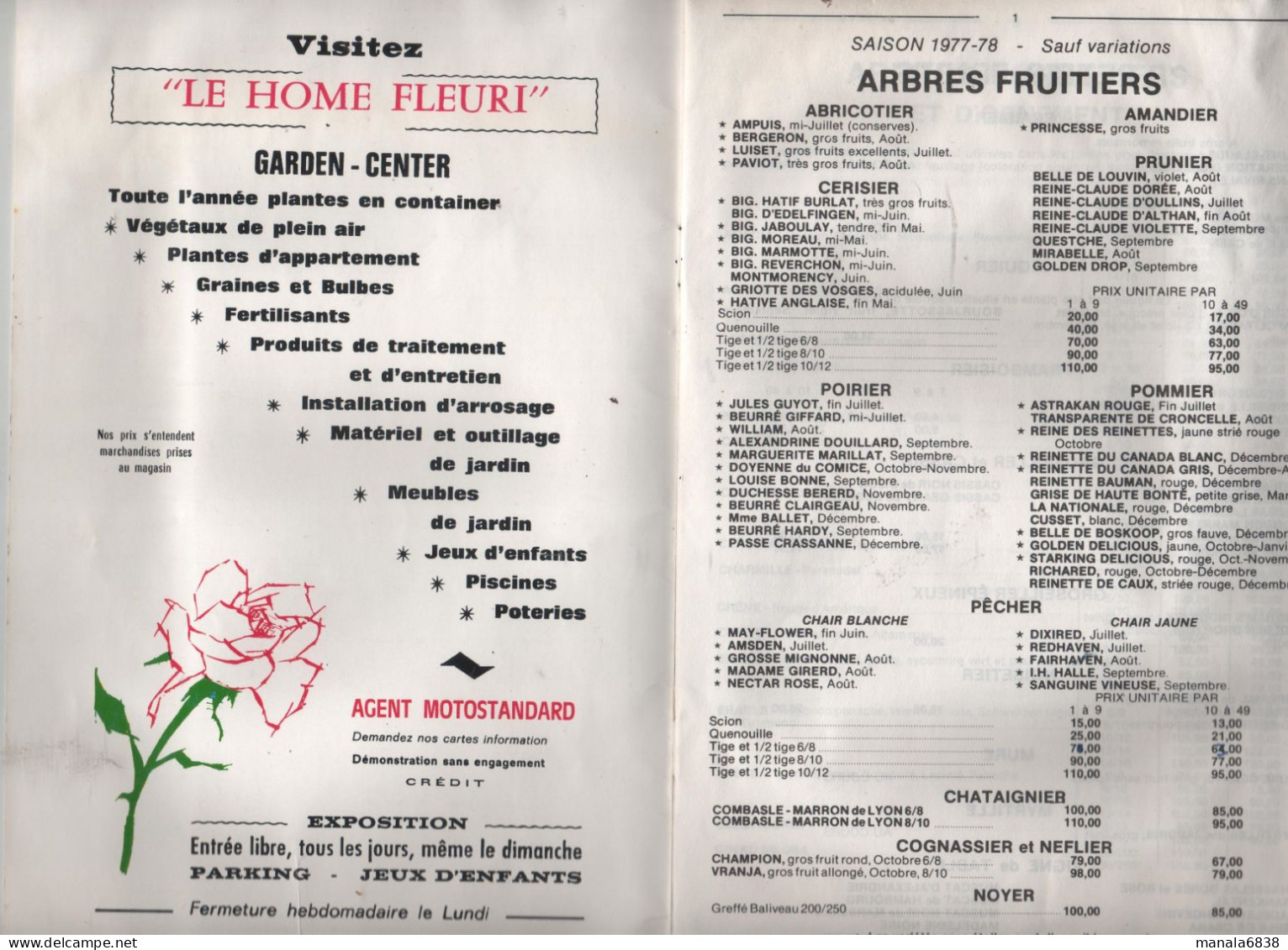 Le Home Fleuri  Morestel 1977 - Landbouw