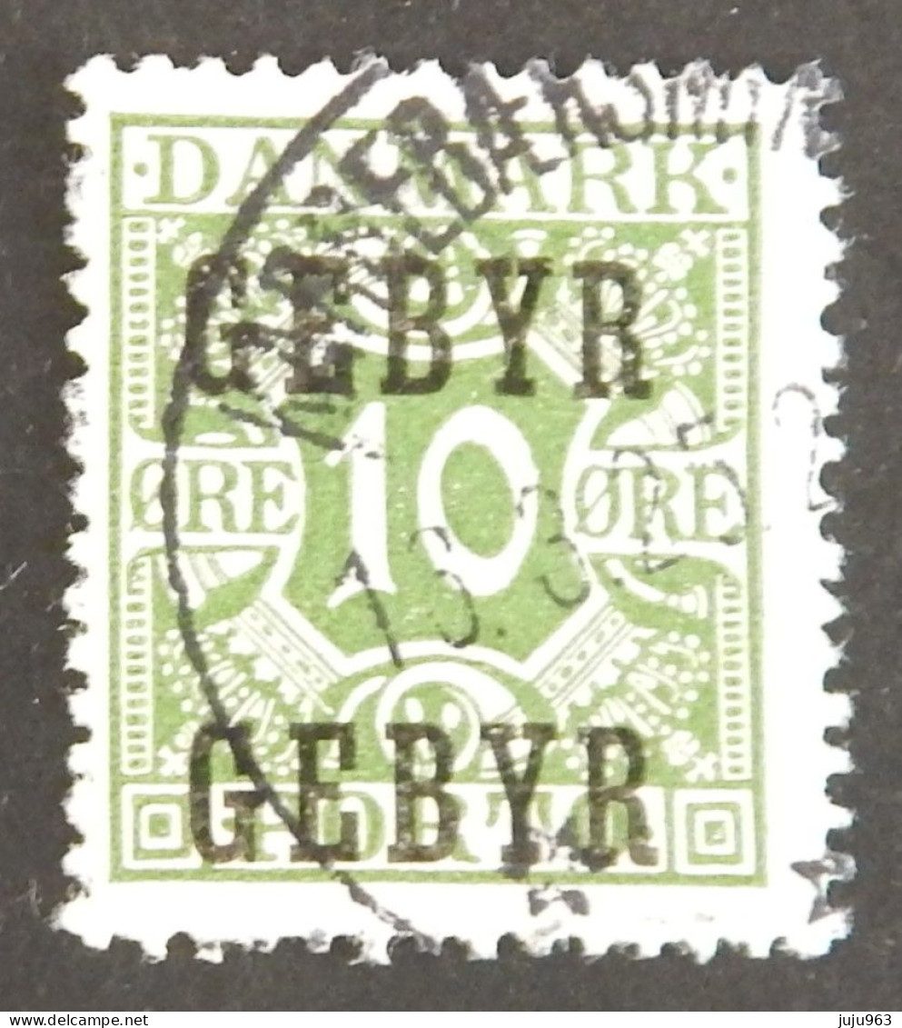 DANEMARK TAXE YT 19 OBLITÉRÉ ANNÉE 1923 - Portomarken