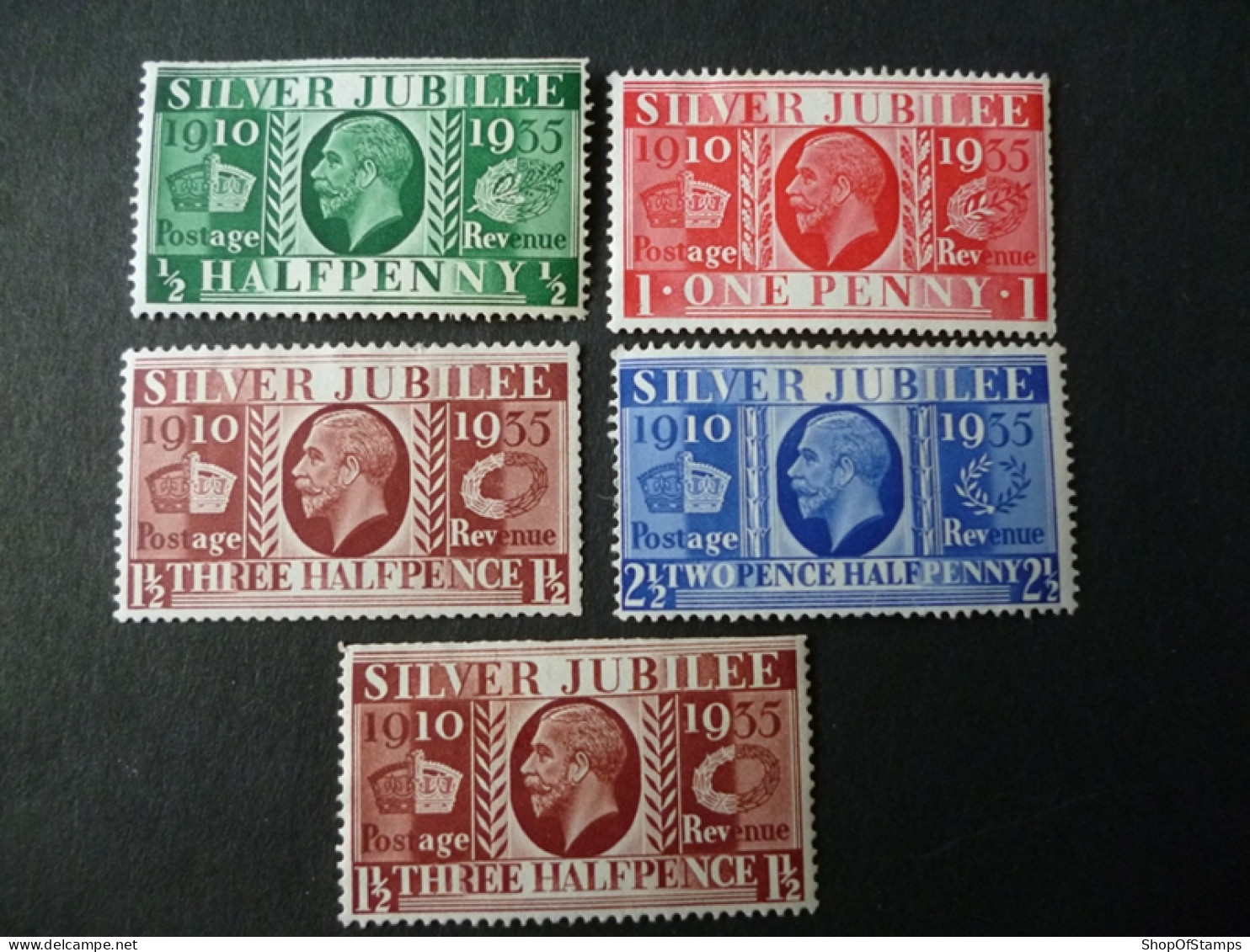 GREAT BRITAIN SG 453-56 (1935) AS PER SCAN - Altri & Non Classificati