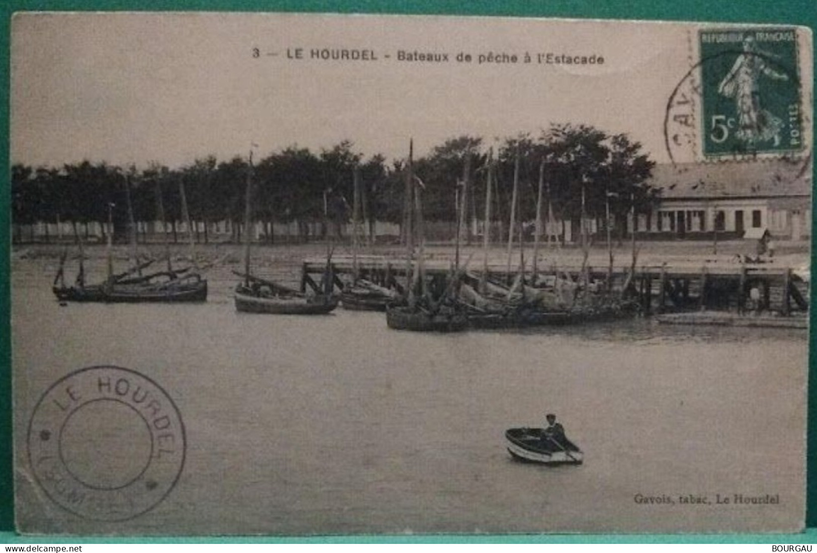 80 / Somme / Le Hourdel / Bateaux De Pêche à L'estacade/ N°: 3 / Edit : Gavois - Le Hourdel