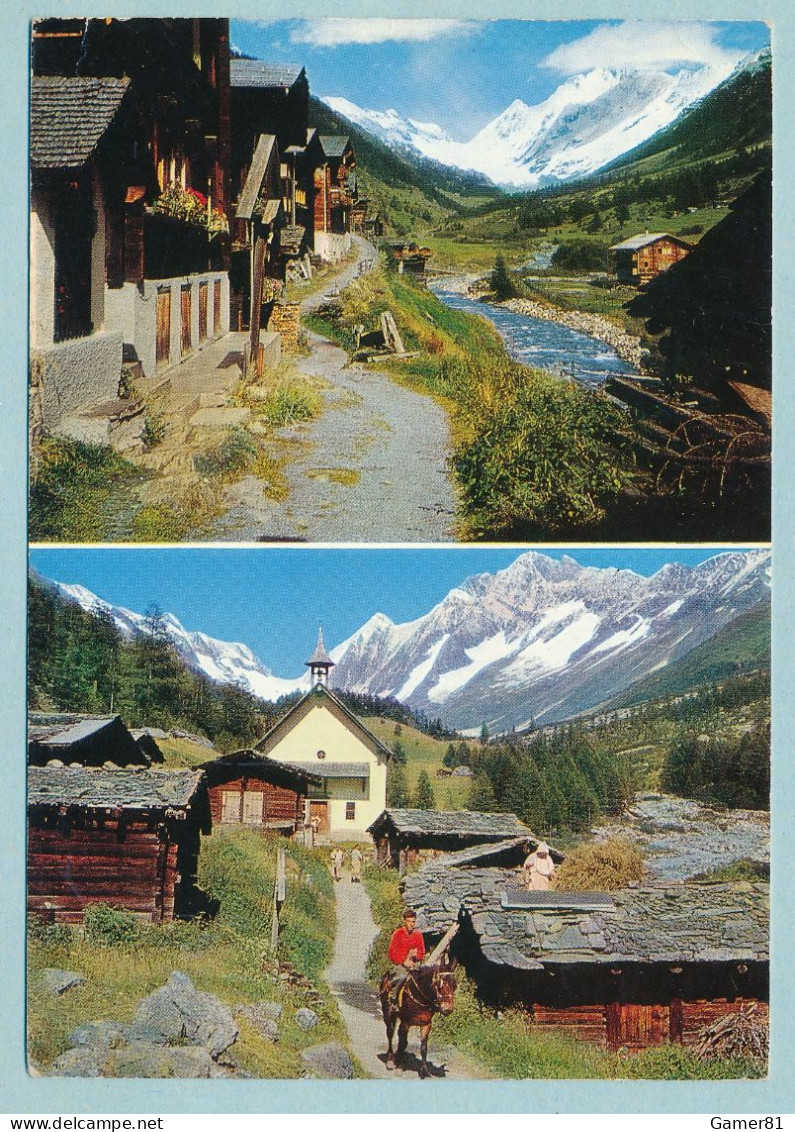 Lötschental, Wallis - Blatten Und Kühmad - Gelauft 1969 - Blatten