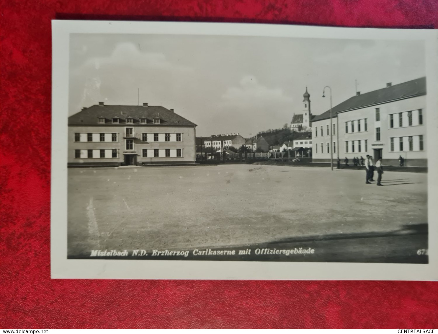 Carte  AUTRICHE  MISTELBACH N.D. ERZHERZOG CARLKASERNE MIT OFFIZIERSGEBAUDE FELDPOST - Mistelbach