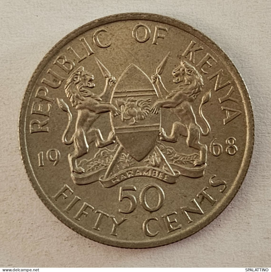 KENYA- 50 CENTS 1968. - Kenya