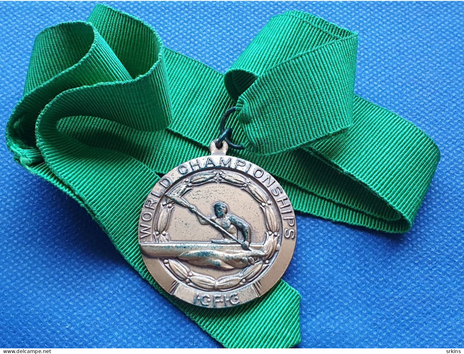 Original BRONZE MEDAL 3 Place ICF Canoe Slalom World Championship Skoplje Skopje Yugoslavia 1975 - Remo