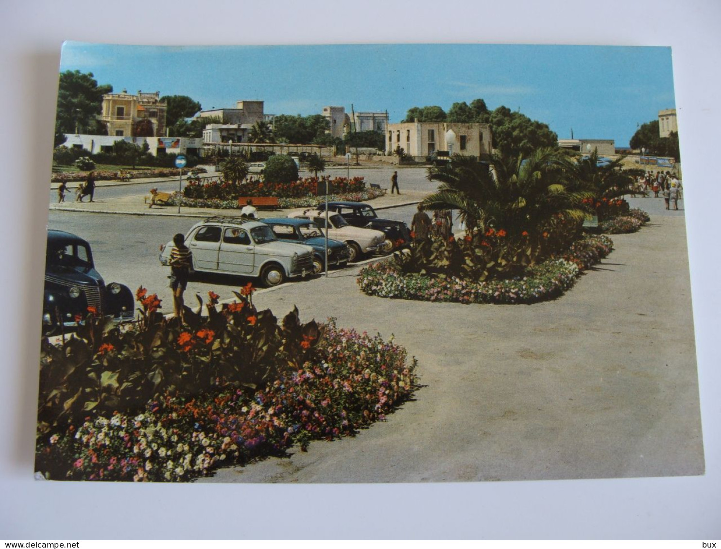 TRANI PIAZZALE  LIDO COLONNA   AUTO  CAR   BARI PUGLIA  NON  VIAGGIATA  COME DA FOTO - Trani