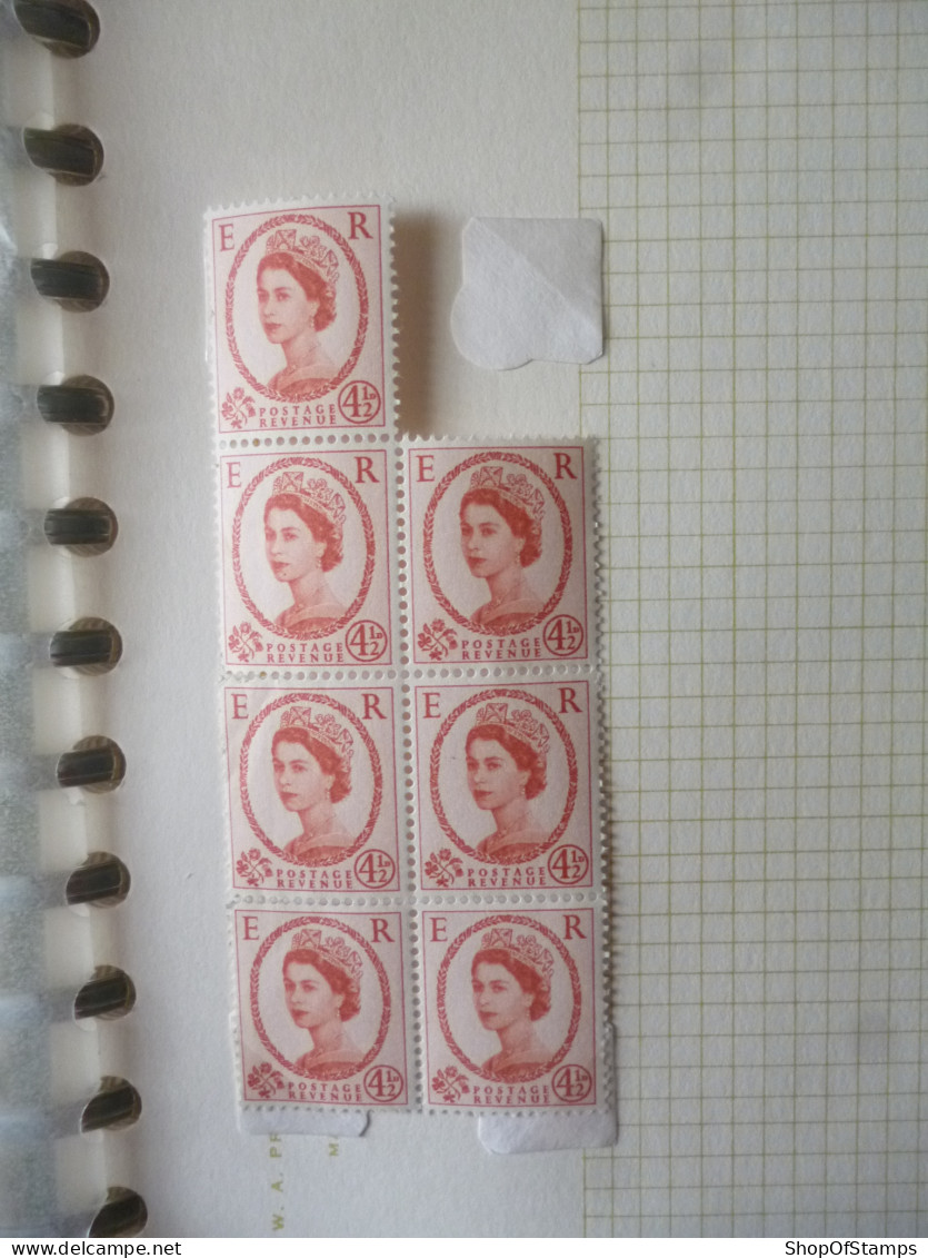 GREAT BRITAIN SG 577 BL6 CYLENAR MINT - Sheets, Plate Blocks & Multiples