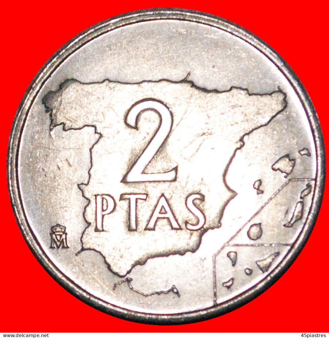 * MAP (1982-1984): SPAIN  2 PESETAS 1984! JUAN CARLOS I (1975-2014) · LOW START! · NO RESERVE!!! - 2 Pesetas