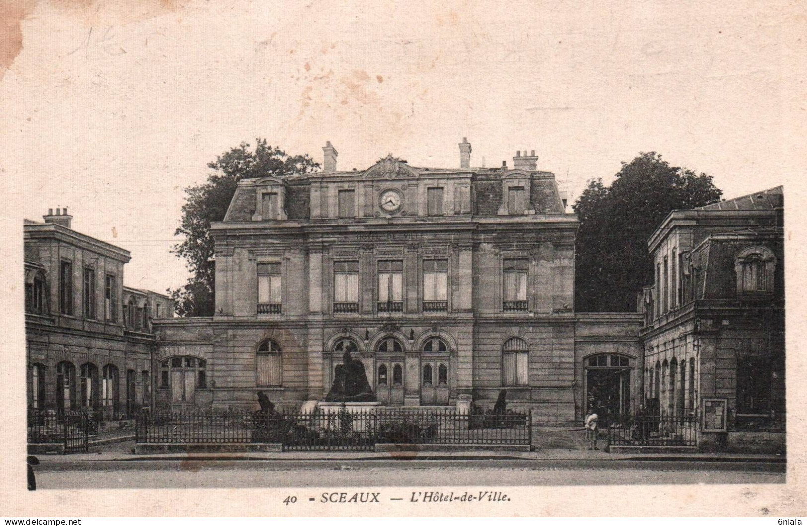 17356  SCEAUX   L'Hôtel De Ville       (2 Scans) 92 - Sceaux