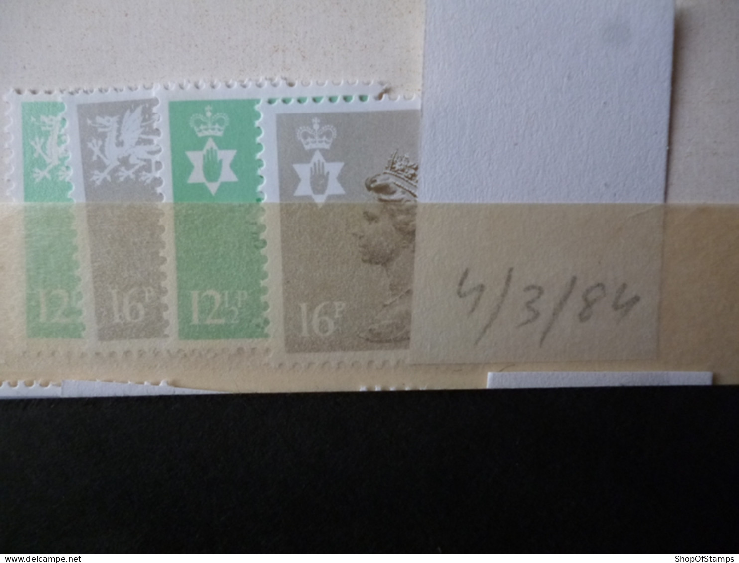 GREAT BRITAIN SG X 1984 28.2.84  MINT DEFI ISSUE FROM GPO IN ENVELOPE - Franking Machines (EMA)